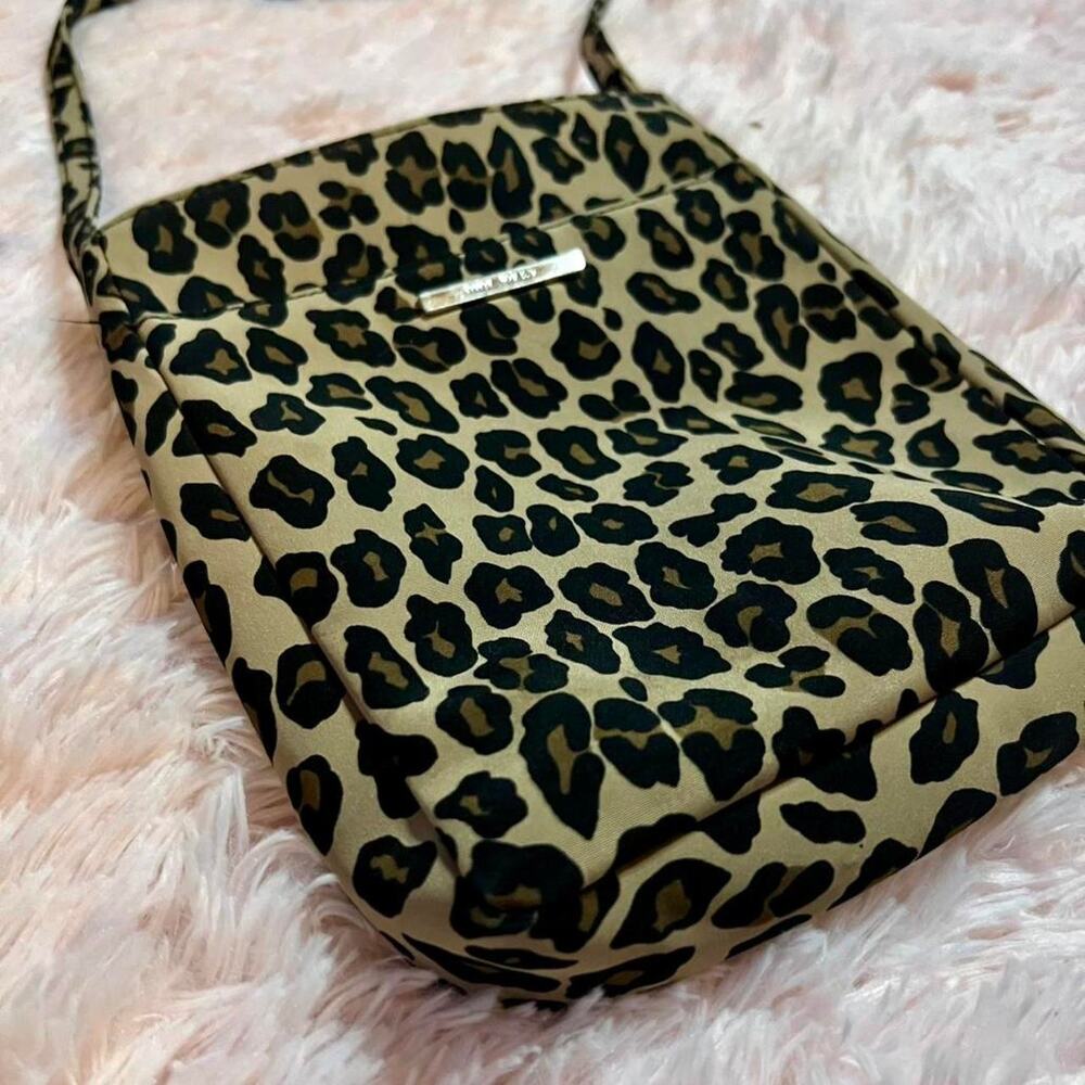 Leopard print Animal Print Trashy Y2K Jersey Shore McBling‎ Small crossbody bag